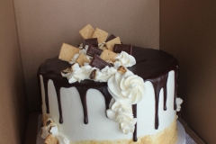 Goodbye the Illusion of Swimsuit Season, Hello S'mores Cake